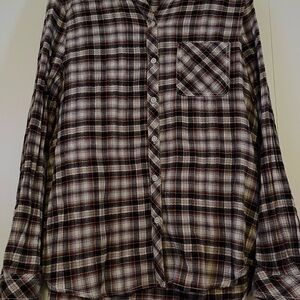 beachlunchlounge Men's Plaid Button-Down Shirt